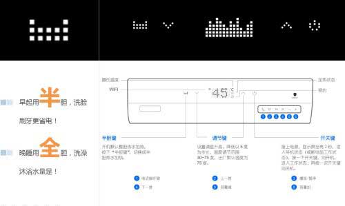 打造極致淋浴享受 美的MUSE藍(lán)牙音樂電熱水器